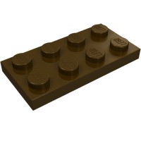 3020 - Plate 2 x 4 - Dark Brown
