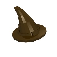 6131 - Hat, Wizard - Dark Brown