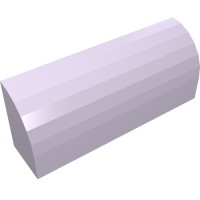 10314 - Brick Curved 1 x 4 x 1 1/3 No Studs - Lavender