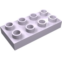 40666 - Duplo Plate 2 x 4 - Lavender