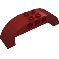 11290 - Slope Curved 2 x 8 x 2 Double - Dark Red