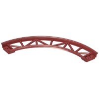 25061 - Vehicle Track, Roller Coaster, Curve - Dark Red