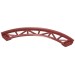 25061 - Vehicle Track, Roller Coaster, Curve - Dark Red