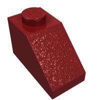 3040b - Slope 45Â° 2 x 1 with Bottom Pin - Dark Red