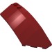 41749 - Dark Red - Wedge Curved 8 x 3 x 2 Open Right