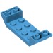 22889 - Slope Inverted 45Â° 6 x 2 Double with 2 x 4 Cutout - Dark Azure