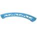 25061 - Vehicle Track, Roller Coaster, Curve - Dark Azure