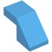 28192 - Dark Azure - Slope 45Â° 2 x 1 with 2/3 Inverted Cutout and no stud