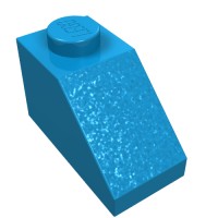 3040b - Slope 45Â° 2 x 1 with Bottom Pin - Dark Azure