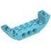 11301 - Slope, Curved 2 x 8 x 2 Inverted Double - Medium Azure