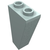 2449 - Slope Inverted 75Â° 2 x 1 x 3 - Light Aqua