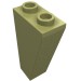 2449 - Olive Green - Slope Inverted 75Â° 2 x 1 x 3