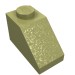 3040b - Olive Green - Slope 45Â° 2 x 1 with Bottom Pin
