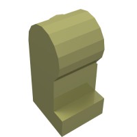 3816 - Leg, Right - Olive Green