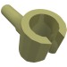 3820 - Minifig Hand - Olive Green