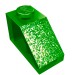 3040b - Slope 45Â° 2 x 1 with Bottom Pin - Trans-Green