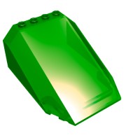 32086 - Windscreen 8 x 6 x 3 Wedge - Trans-Green