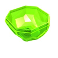 30294 - Rock Boulder, Bottom - Trans-Bright Green
