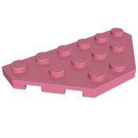 2419 - Wedge Plate 3 x 6 Cut Corners - Medium Dark Pink