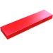 2431 - Trans-Red - Tile 1 x 4 with Groove