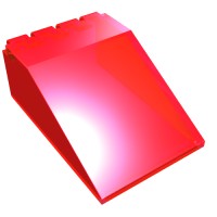 4474 - Windscreen 6 x 4 x 2 Canopy - Trans-Red