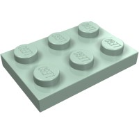 3021 - Plate 2 x 3 - Sand Green