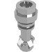 23306 - Chrome Silver - Weapon Lightsaber Hilt without Bottom Ring
