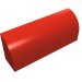 10314 - Brick Curved 1 x 4 x 1 1/3 No Studs - Red