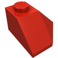 13548 - Wedge Sloped 45Â° 2 x 2 Corner - Red