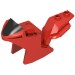 18895pr0001 - Red - Fairing, Motorcycle, Racing (Sport) Bike with Black Windshield Print