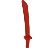21459 - Weapon Sword / Katana / Shamshir with Capped Pommel [Square Guard] - Red