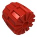 2593 - Red - Wheel Hard Plastic Medium (35mm D. x 31mm)
