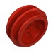2994 - Red - Wheel Rim 24 x 14 VR with Center Axle Hole