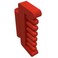30112b - Belville, Animal / Creature Accessory, Horse Comb - Red