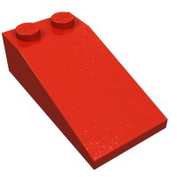 30363 - Slope 18Â° 4 x 2 - Red