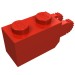 30365 - Red - Hinge Brick 1 x 2 Locking with 2 Fingers Vertical End, 9 Teeth
