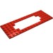 737ac01 - Red - Plate Special 2 x 4 with Train Coupler Open with Magnet Short Cylinder Red