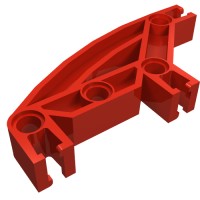 32246 - Znap Beam 8, 4 Holes, 3 Bends, Curved - Red