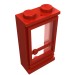 33ac01 - Red - Door 1 x 2 x 3 Right, Solid Stud, Fixed Glass