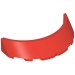 35299 - Windscreen 3 x 6 x 1 Curved with Rectangular Stud Holder in Bottom - Red