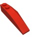41748 - Red - Wedge Curved 6 x 2 Left, Inner Ridges