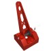 559c01 - Red - Winch  4 x  4 x  2 with Sloped Top with Black Drum (Complete)