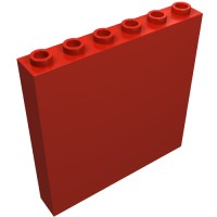 59349 - Panel 1 x 6 x 5 - Red