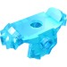 11098 - Minifig Neckwear Armour Breastplate with Shoulder Pads, 1 Front Stud and 2 Back Studs - Trans-Light Blue