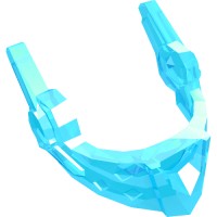 22393 - Headwear Accessory Visor (Nexo Knights) - Trans-Light Blue