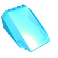 32086 - Windscreen 8 x 6 x 3 Wedge - Trans-Light Blue