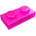 3023 - Plate 1 x 2 - Trans-Dark Pink
