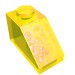 3040b - Slope 45Â° 2 x 1 with Bottom Pin - Trans-Yellow