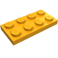 3020 - Plate 2 x 4 - Medium Orange