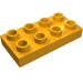40666 - Duplo Plate 2 x 4 - Medium Orange
